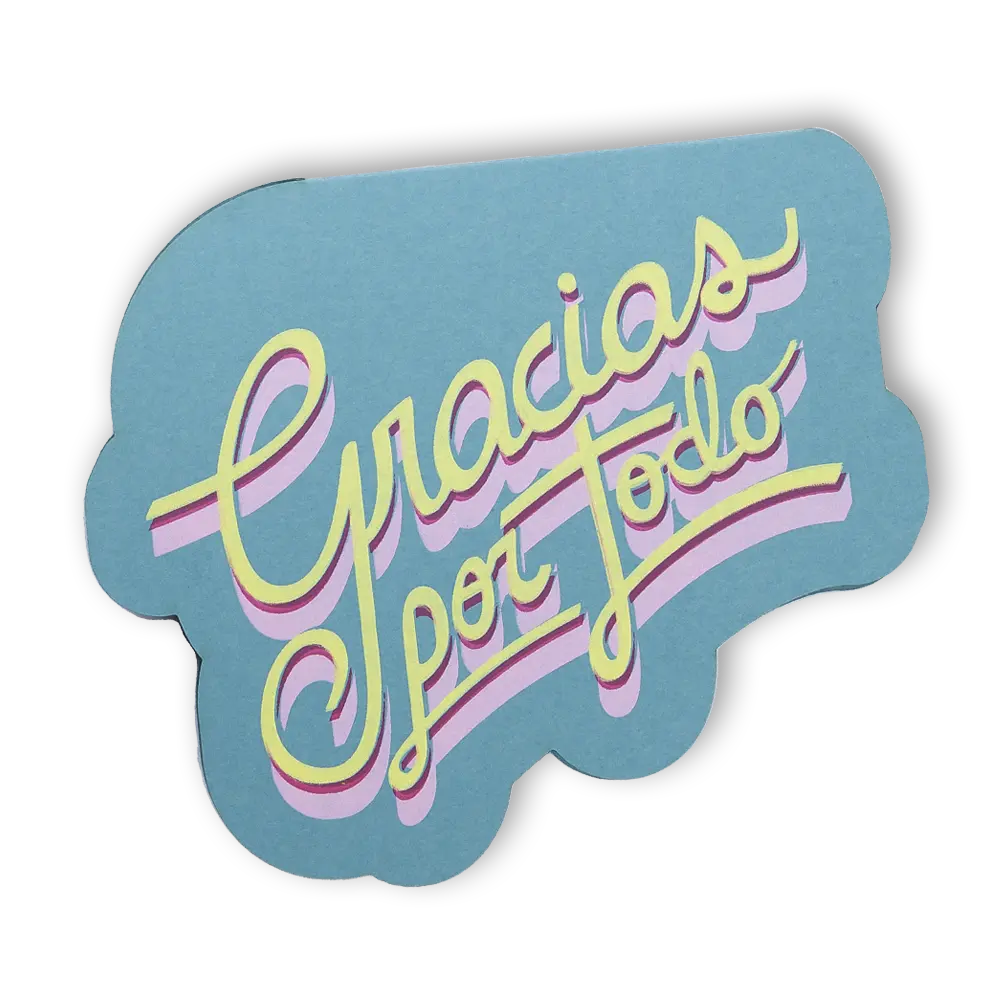 Gracias Por Todo Thank You Card